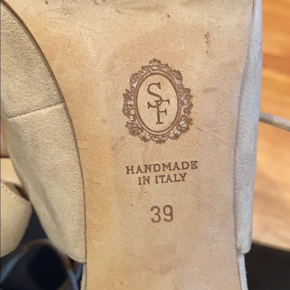 Pointed Toe Stiletto Pumps with Ankle Strap - Picture 9 of 9